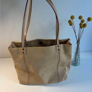 Nine West Tan Leather Shoulder bag